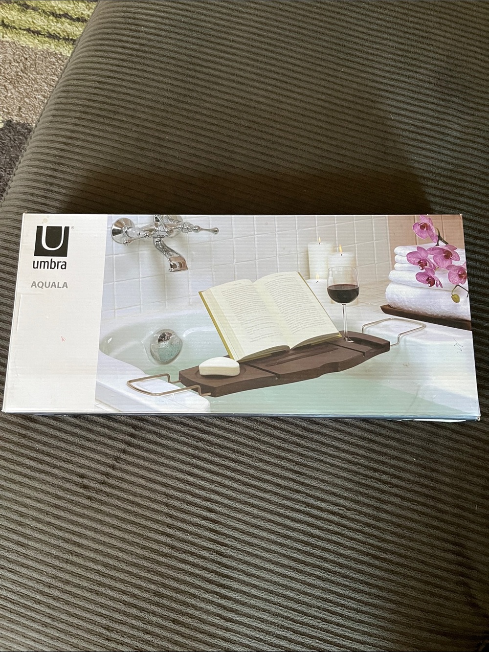 Umbra Aqualia Tub Tray in Brown